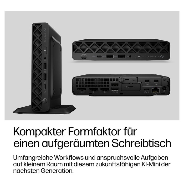HP EliteDesk 8 Mini G2a con Ryzen AI 7, 32GB RAM y 1TB SSD HP EliteDesk 8 Mini G2a con Ryzen AI 7, 32GB RAM y 1TB SSD