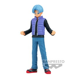 BANPRESTO Figura Trunks Dragon Ball Super: Super Hero DXF de 15cm