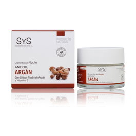 Crema Facial Noche Argán 50ml - Hidrata, Regenera y Protege - Laboratorios S&S