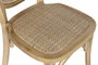 DKD Home Decor Silla Vintage Medallón Fuyan Marrón Claro Apilable 42x96x45 cm (2 Unidades)