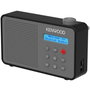 Kenwood CR-M25DAB Radio DAB+ Portátil con Bluetooth y Alerta ASA, Gris