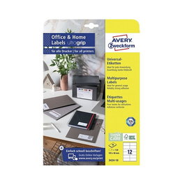 AVERY Zweckform Etiquetas 3424-10 blanco 105,0 x 48,0 mm