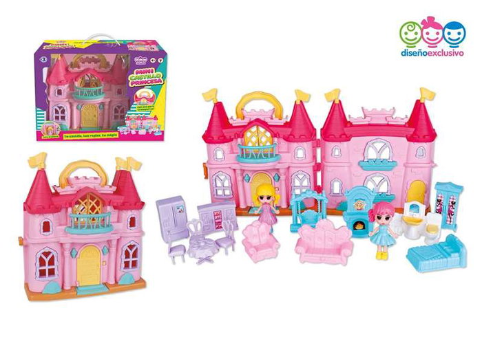 Jugatoys - minilove Mini Castillo Princesas con luces y sonidos 25x8x47cm