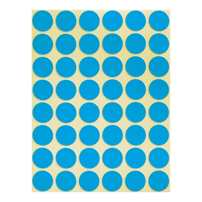 AVERY Zweckform Etiquetas de Identificación de 18,0 mm, Azul, 1.056 unidades