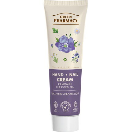 Green Pharmacy Crema de Manos y Uñas con Camomila y Aceite de Linaza 100 ml Green Pharmacy Crema de Manos y Uñas con Camomila y Aceite de Linaza 100 ml