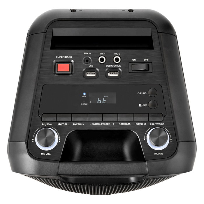 Medion PE-1 Pure Party Lautsprecher 50W RMS Bluetooth 5.4 Negro Altavoz para Fiestas con LED y Micrófono Medion PE-1 Pure Party Lautsprecher 50W RMS Bluetooth 5.4 Negro Altavoz para Fiestas con LED y Micrófono