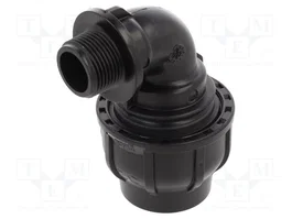 GEBO Conector de Apriete G 3/4'' Externo de Polipropileno Plast