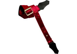 GETM Correa para Guitarra y Bajo - Terciopelo Triturado Borgoña, Nailon y Piel, Ajustable hasta 165 cm