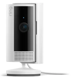 Ring Indoor Camera (2nd Gen) - Cámara de seguridad IP interior inalámbrica, 1080p Full HD, WiFi, visión nocturna, color blanco, para pared