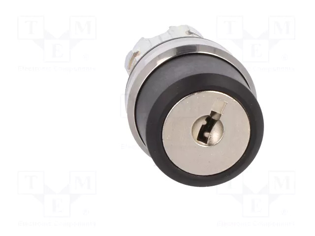 SIEMENS Interruptor rotativo con llave 22mm 2 posiciones plata