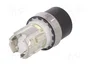 SIEMENS Interruptor rotativo con llave 22mm 2 posiciones plata