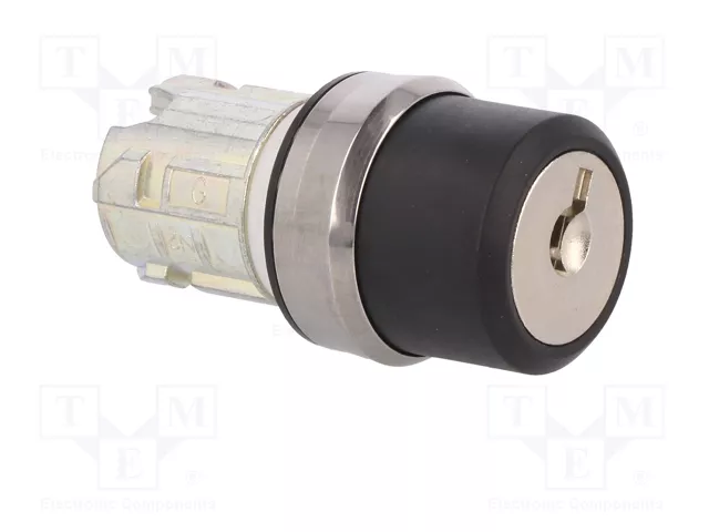 SIEMENS Interruptor rotativo con llave 22mm 2 posiciones plata