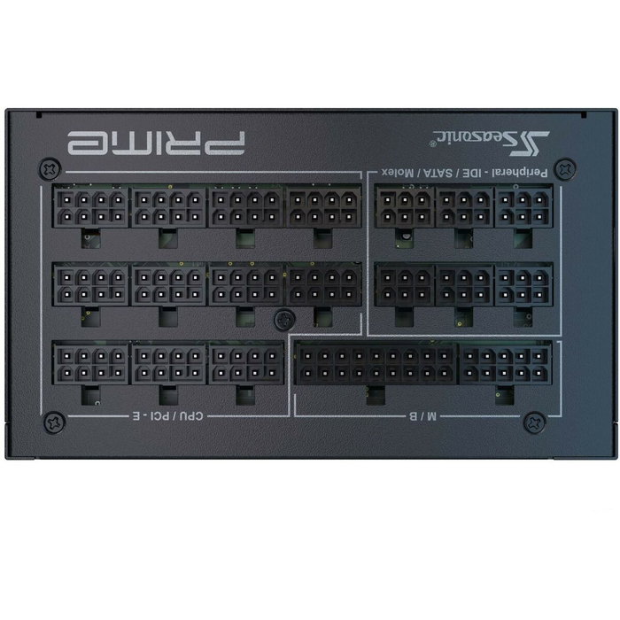 Seasonic PRIME TX-1600 ATX 3.1 1600W 80 PLUS Titanium Negro Seasonic PRIME TX-1600 ATX 3.1 1600W 80 PLUS Titanium Negro