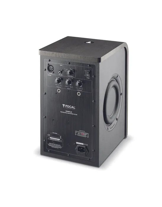FOCAL Shape 65 Monitor de Estudio Activo, Woofer Cono de Lino 6.5", Tweeter Aluminio-Magnesio 1", 105W Clase AB, Respuesta Frecuencia 40-35000Hz, Dimensiones 21.8x28.5x35.5mm