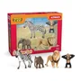Schleich 42721 Vida Salvaje - Mis primeras figuritas de animales africanos, 4 figuritas, para niños mayores de 3 años