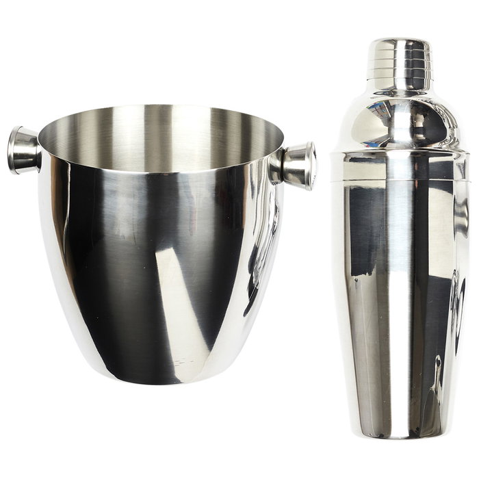 Cook Concept Juego De Cóctel Cocktail Lounge 16 Piezas Acero Inoxidable