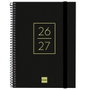 Finocam Agenda Secundaria para Estudiantes Espiral Curso 2026-2027 Negro