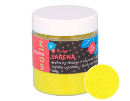 Sarena Arena de Colores Fosforescente Amarilla 100g