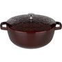Staub La Marmite Olla Redonda de 24 cm, Grenadine, Hierro Fundido