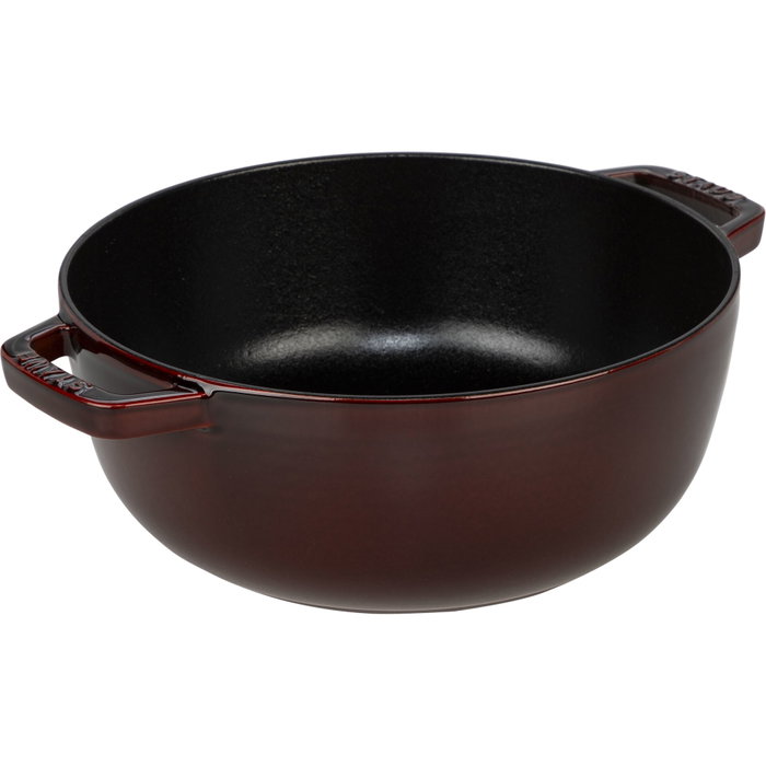 Staub La Marmite Olla Redonda de 24 cm, Grenadine, Hierro Fundido Staub La Marmite Olla Redonda de 24 cm, Grenadine, Hierro Fundido