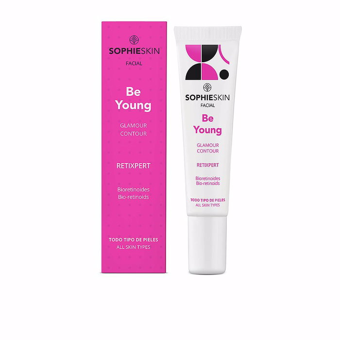 SOPHIESKIN BE YOUNG Contorno de Ojos 15 ml - Anti Ojeras y Bolsas, Repara Arrugas Profundas, Vegano, con Ácido Hialurónico y Vitamina C