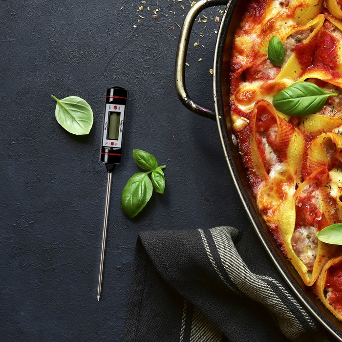 Cook Concept Termómetro Digital De Cocina -50ºC a +300ºC con Sonda Acero Inoxidable