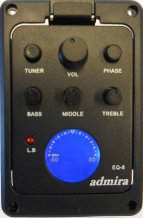 Guitarra Clásica Admira Juanita Electrificada Eq6 con Cutaway Serie Estudio
