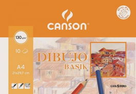 Canson Pack 10 Hojas Basik A4 130g C200406331