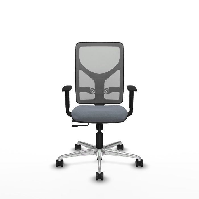 PIQUERAS Y CRESPO Silla de oficina Motilla con mecanismo Sincro/Traslack Gris