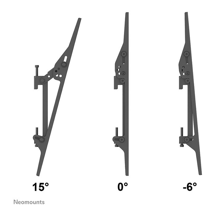 Newstar Neomounts NMPRO-C12 Soporte de techo para videowall, 2 pantallas de 32 a 65 pulgadas, hasta 30 kg por pantalla, altura ajustable 325 cm, VESA 100x100 a 600x400 mm, negro