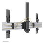 Newstar Neomounts NMPRO-C12 Soporte de techo para videowall, 2 pantallas de 32 a 65 pulgadas, hasta 30 kg por pantalla, altura ajustable 325 cm, VESA 100x100 a 600x400 mm, negro
