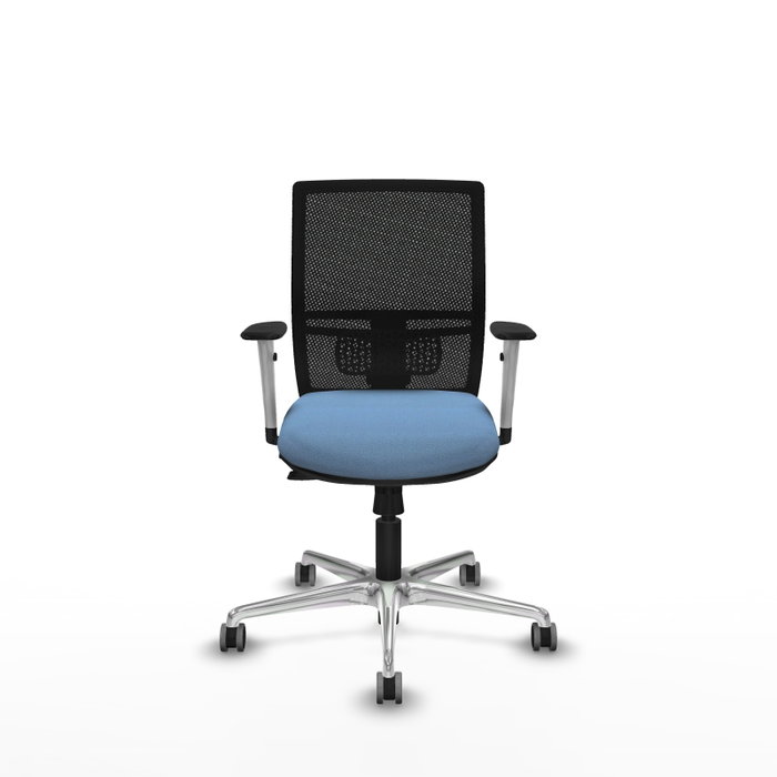PIQUERAS Y CRESPO Silla de oficina Yunquera Azul cielo con mecanismo Sincro/Traslack