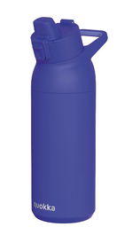 QUOKKA Botella Kids Termo 700 ml, Acero Inoxidable con Sippe Tide Dusk Blue, Modelo KIDS TERMO 700ML ACERO INOX CON SIPPER TIDE DUSK BLUE