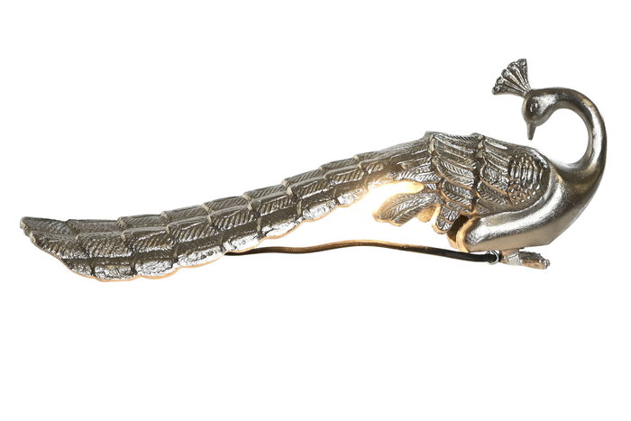 DKD Home Decor Lámpara de sobremesa de aluminio Pavo Real DKD Home Decor Lámpara de sobremesa de aluminio Pavo Real
