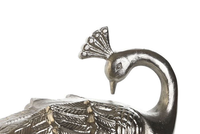 DKD Home Decor Lámpara de sobremesa de aluminio Pavo Real DKD Home Decor Lámpara de sobremesa de aluminio Pavo Real
