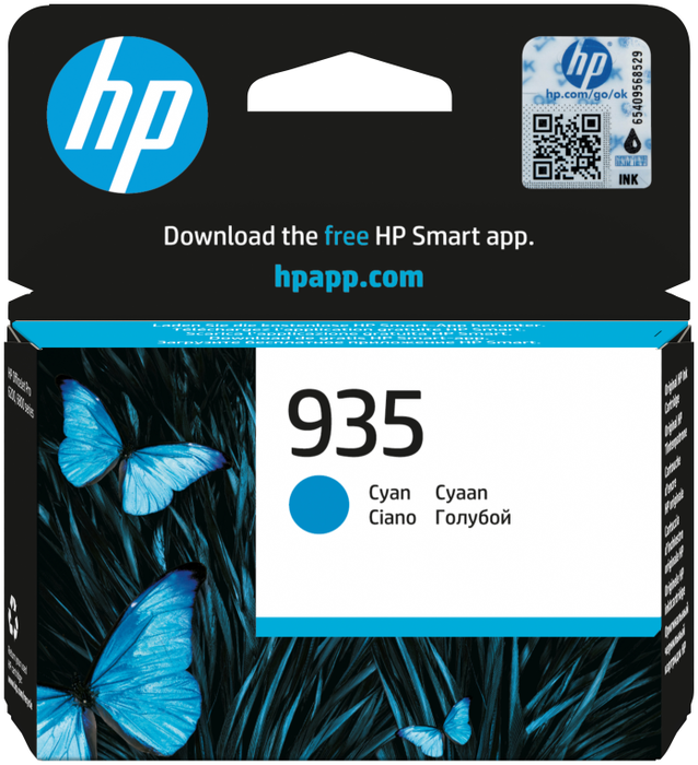 HP Cartucho de Tinta Original 935 Cian C2P20AE