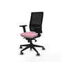 PIQUERAS Y CRESPO Silla de oficina Horna Rosa con Mecanismo Sincro