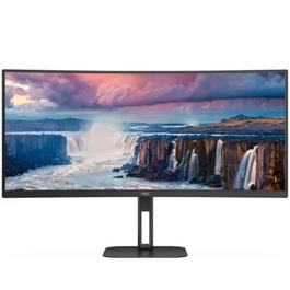 AOC CU34V5C Monitor Curvo Gaming 34" UltraWide QHD, 1ms, 144Hz, HDR10, HDMI, DisplayPort, USB-C