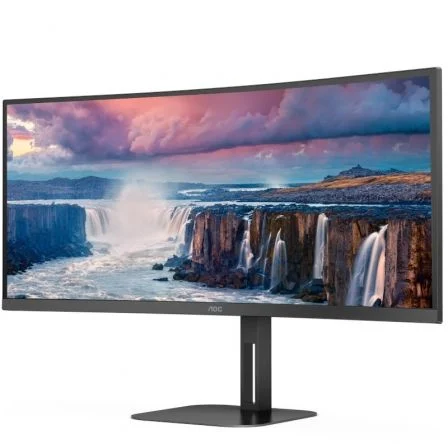 AOC CU34V5C Monitor Curvo Gaming 34" UltraWide QHD, 1ms, 144Hz, HDR10, HDMI, DisplayPort, USB-C
