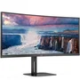 AOC CU34V5C/BK - Monitor Curvo UltraWide 34" WQHD 3440x1440, Panel VA, 100 Hz, 4ms, FreeSync, USB-C 65W, PbP Multiview, Altavoces, Ajuste en Altura, Negro