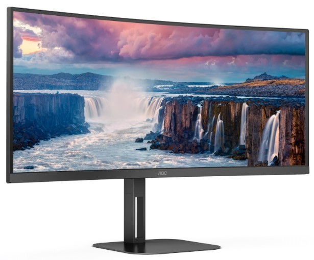 AOC CU34V5C/BK Monitor Curvo de 34 Pulgadas WQHD VA Negro