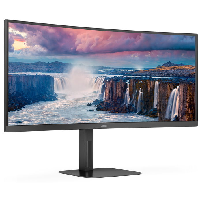 AOC CU34V5C/BK Monitor Curvo de 34 Pulgadas WQHD VA Negro