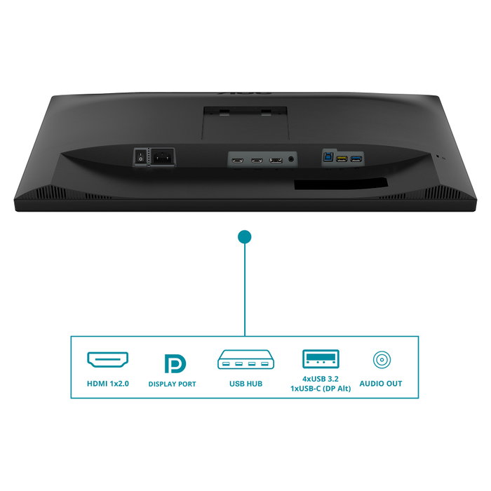 AOC CU34V5C/BK Monitor Curvo de 34 Pulgadas WQHD VA Negro