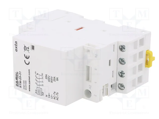 ZAMEL Contactor STM 4-polar 25A 230VAC NC + 3xNA ZAMEL Contactor STM 4-polar 25A 230VAC NC + 3xNA