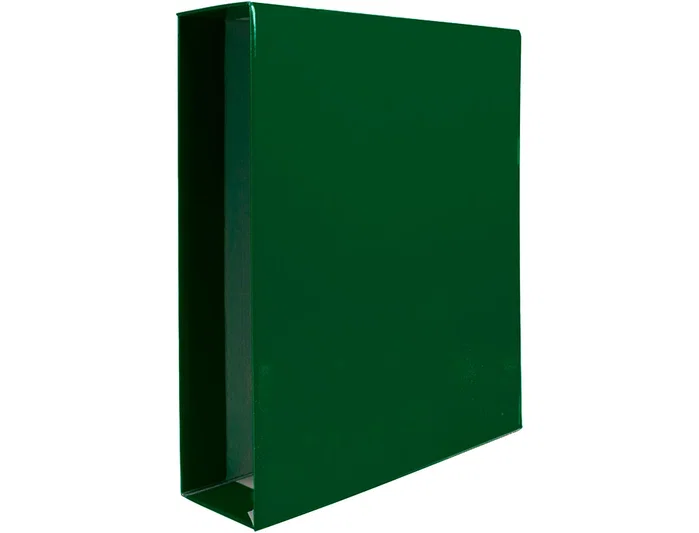 Liderpapel Archivador de Cartón Verde Formato Folio con Lomo 75mm
