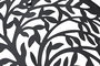 DKD Home Decor Decoración de Pared Tradicional Negra y Blanca de Metal, 40 x 40 cm (2 Unidades)