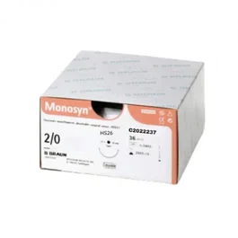 B. Braun Monosyn Violet 2/0 HS26 70cm 36ud