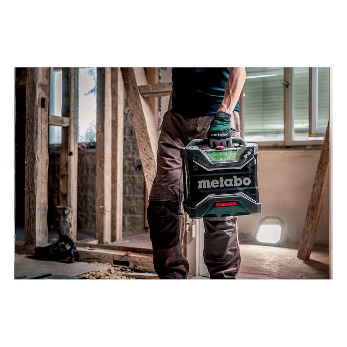 Metabo RC 12-18 32W BT DAB+ Radio inalámbrica de obra