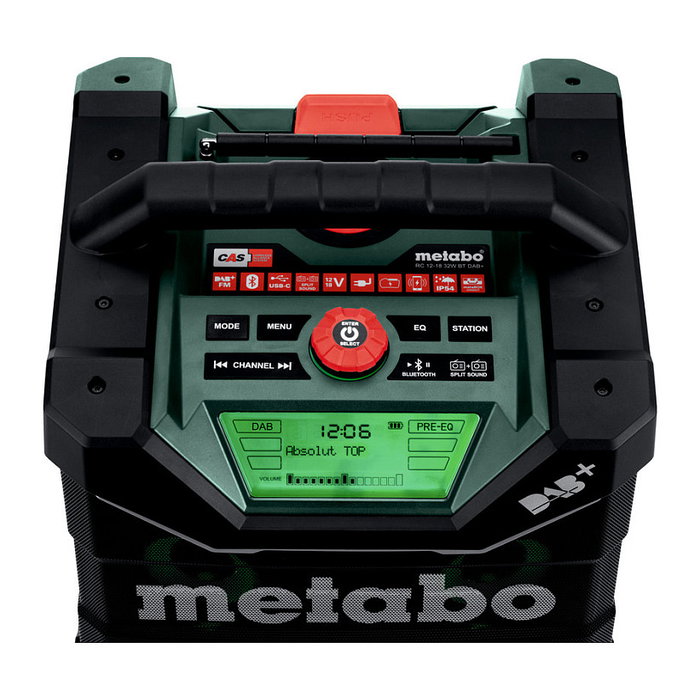 Metabo RC 12-18 32W BT DAB+ Radio inalámbrica de obra
