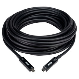 ATEN UE3410F Cable USB-C Óptico Activo de 10 m, Negro